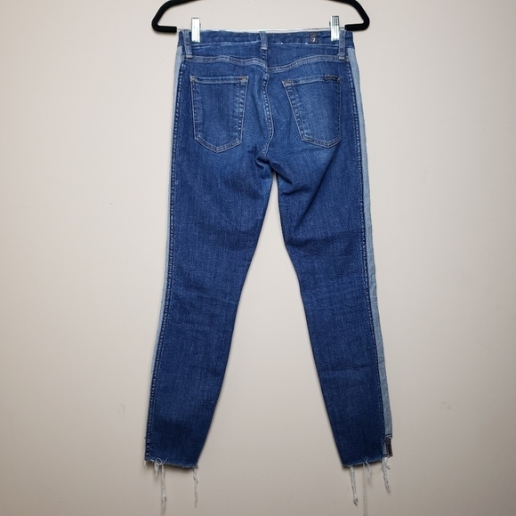 7FAM Raw Hem Skinny Jeans - Picture 6 of 10